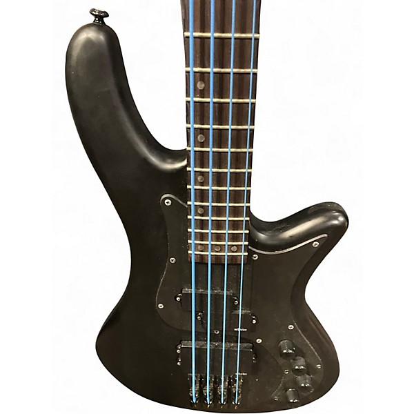 Used Schecter Guitar Research STEALTH 4 Black Electric Bass Guitar