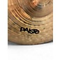 Used Paiste 15in Alpha Sound Edge Hi Hat Pair Cymbal
