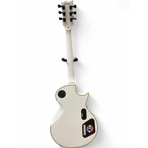 Used ESP LTD James Hetfield Signature Iron Cross lEFT hANDED White Electric Guitar