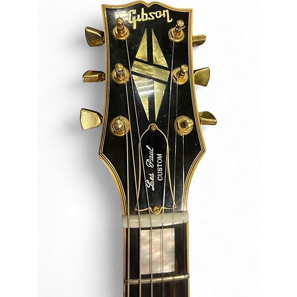 Vintage 1970s Gibson Les Paul Custom Wine Red Solid Body Electric Guitar