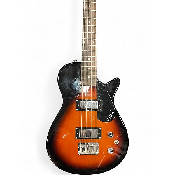 Used Gretsch Guitars G2224 Electromatic Junior Jet 2 Tone Sunburst Electric Bass Guitar