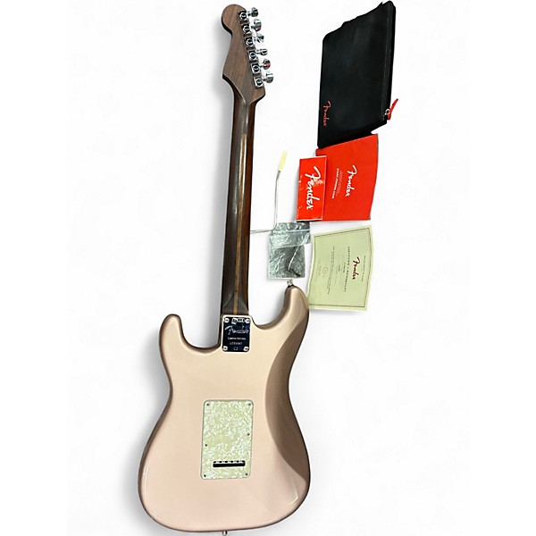 Used 2018 Fender Limited Edition American Professional Stratocaster HSS Rose Gold Solid Body Electric Guitar