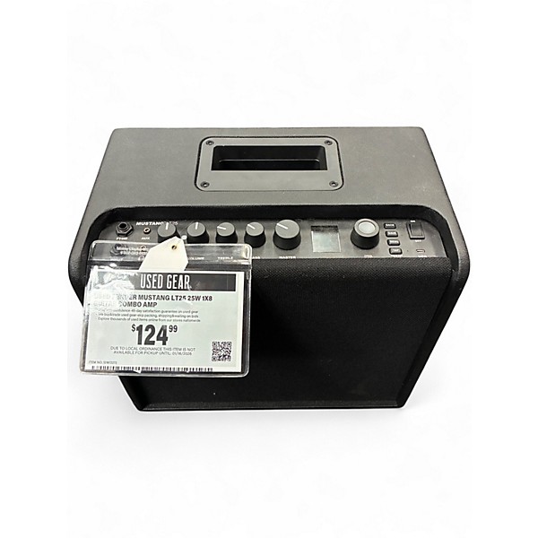 Used Fender Mustang LT25 25W 1x8 Guitar Combo Amp