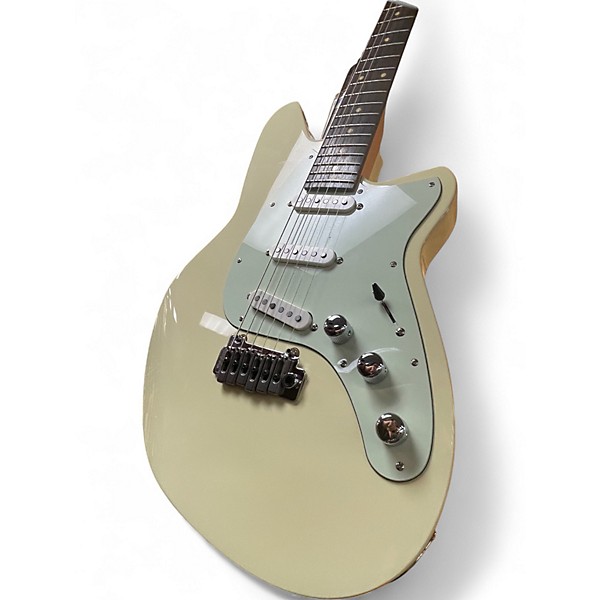 Used Reverend Sixgun Cream Solid Body Electric Guitar