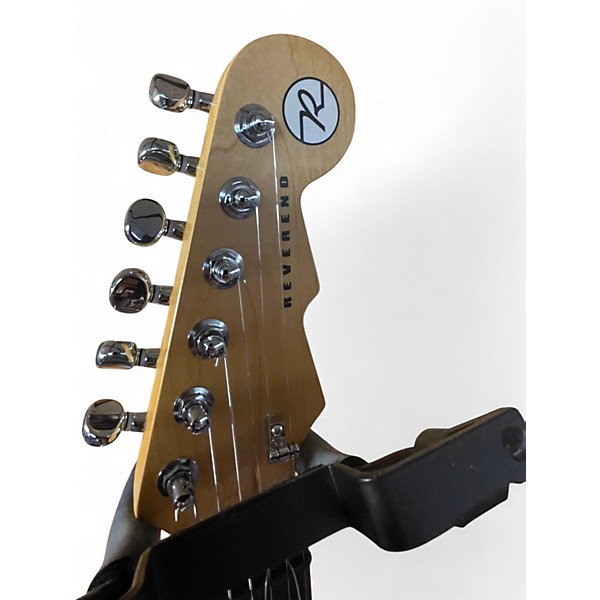 Used Reverend Sixgun Cream Solid Body Electric Guitar