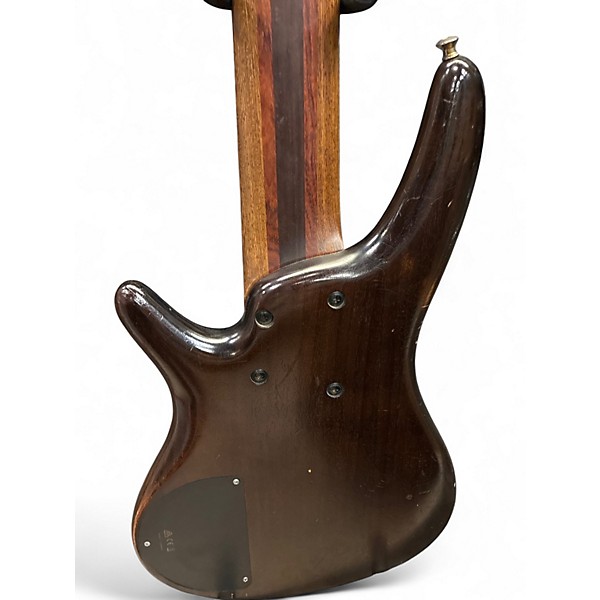 Used Ibanez SR1406 Trans Black Electric Bass Guitar