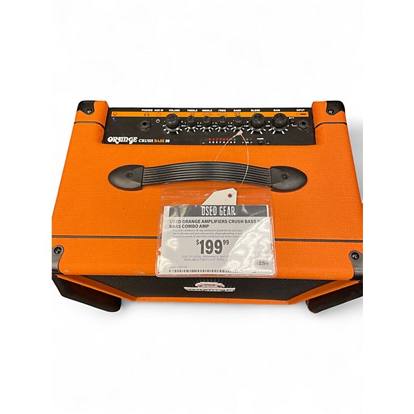 Used Orange Amplifiers Crush Bass 50 Bass Combo Amp