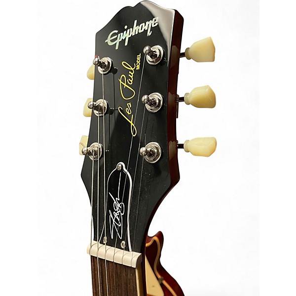 Used Epiphone Les Paul Slash Signature Vermillion Burst Solid Body Electric Guitar