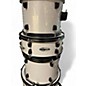 Used Ashthorpe 5 Piece Drum Set White Drum Kit