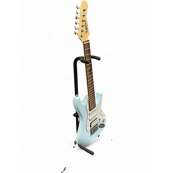 Used Mitchell TD100 Short Scale Blue Solid Body Electric Guitar