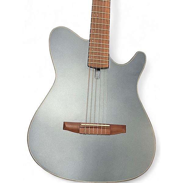 Used Ibanez frh10n-ibf Metallic Gray Classical Acoustic Electric Guitar