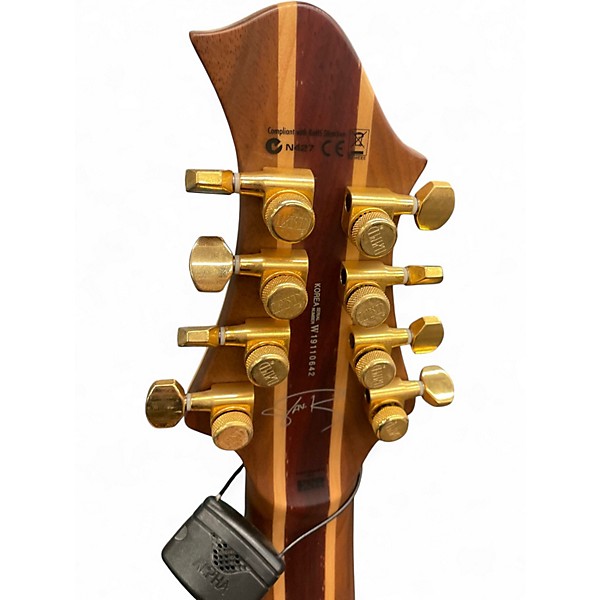 Used 2019 ESP JR-608 Faded Blue Sunburst Solid Body Electric Guitar