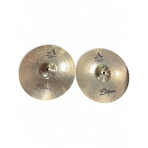 Used Zildjian 14in A Mastersound Hi Hat Pair Cymbal
