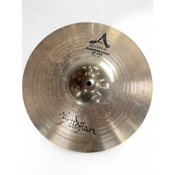 Used Zildjian 14in A Mastersound Hi Hat Pair Cymbal