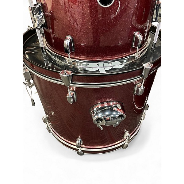 Used PDP by DW 5 Piece Encore Ruby Red Drum Kit