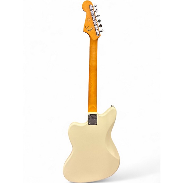 Used Squier J Mascis Jazzmaster Vintage White Solid Body Electric Guitar