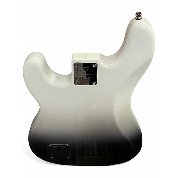 Used Fender Player Plus Active Precision Bass Silver Smoke Electric Bass Guitar