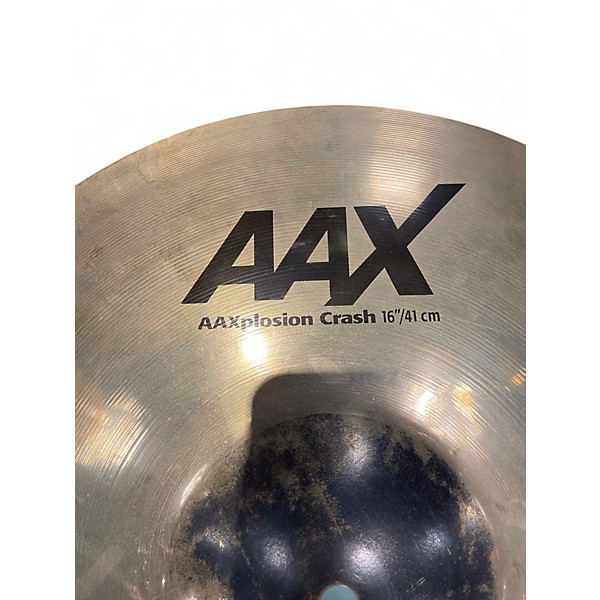 Used SABIAN 16in aax aaxplosion crash Cymbal
