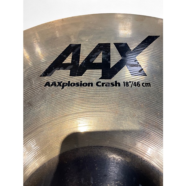 Used SABIAN 18in aax aaxplosion crash Cymbal