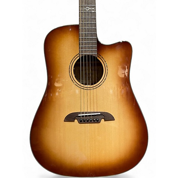 Used Alvarez MD60CESHB 2 Tone Sunburst Acoustic Electric Guitar