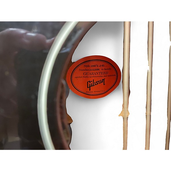 Used Gibson 1950 Reissue J45 Sunburst Acoustic Guitar