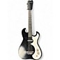 Vintage 1960s Silvertone Silvertone 1448 Black Solid Body Electric Guitar thumbnail