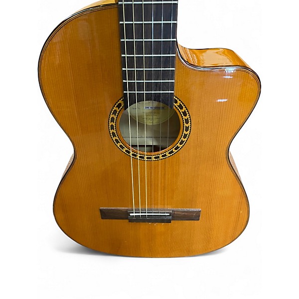 Used Lucero LFB250SCE Natural Classical Acoustic Electric Guitar