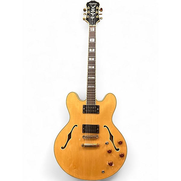 Used Epiphone Sheraton II Natural Hollow Body Electric Guitar