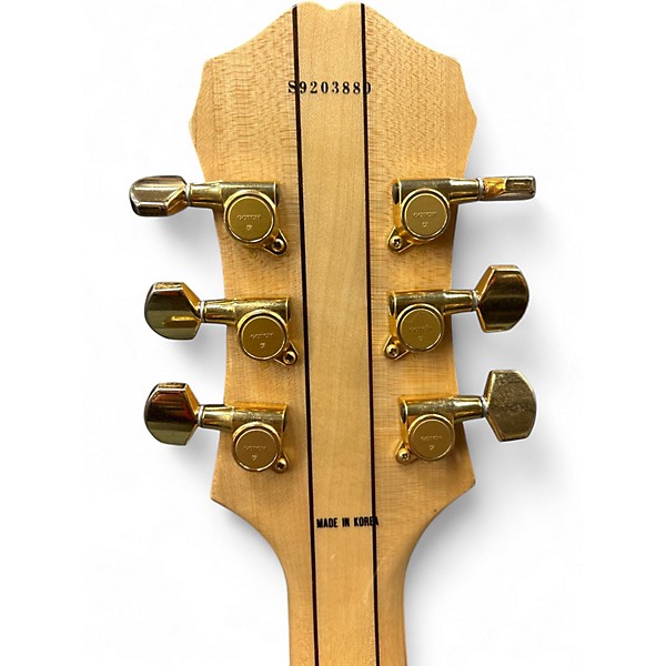 Used Epiphone Sheraton II Natural Hollow Body Electric Guitar