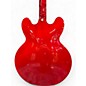 Used Epiphone ES335 Left Handed Red Hollow Body Electric Guitar