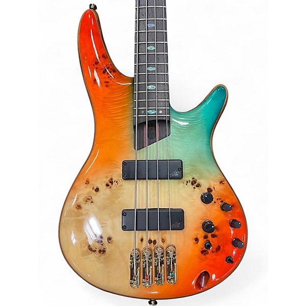 Used Ibanez SR1600D AUTUMN SUNSET SKY Electric Bass Guitar