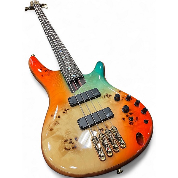 Used Ibanez SR1600D AUTUMN SUNSET SKY Electric Bass Guitar