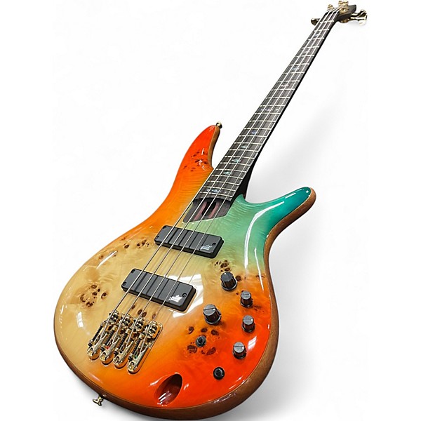 Used Ibanez SR1600D AUTUMN SUNSET SKY Electric Bass Guitar