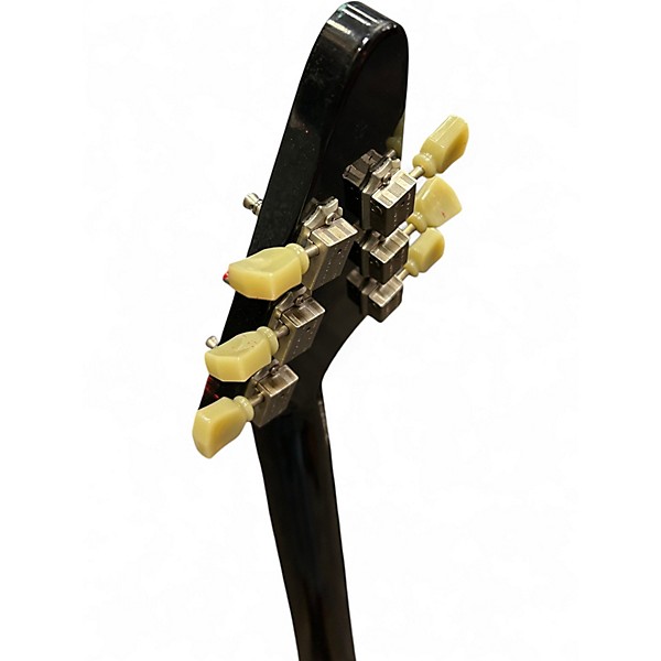 Used Gibson Flying V BLACK WITH BLOOD SPLATTER Solid Body Electric Guitar