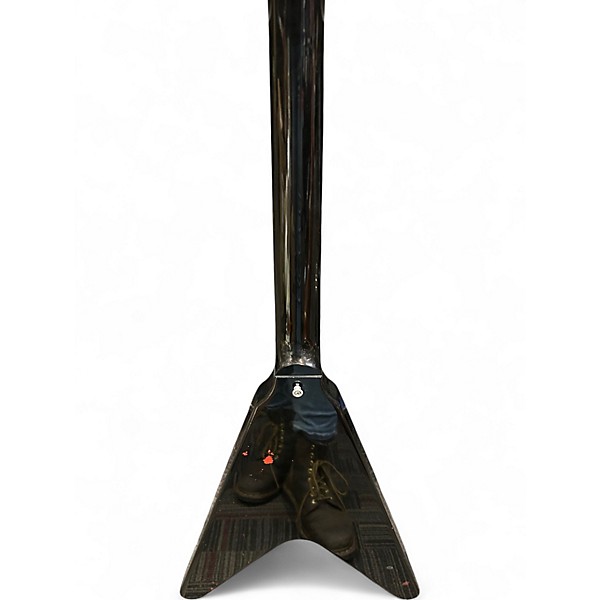 Used Gibson Flying V BLACK WITH BLOOD SPLATTER Solid Body Electric Guitar