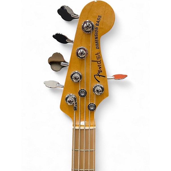 Used Fender American Deluxe Dimension Bass V HH Natural Electric Bass Guitar