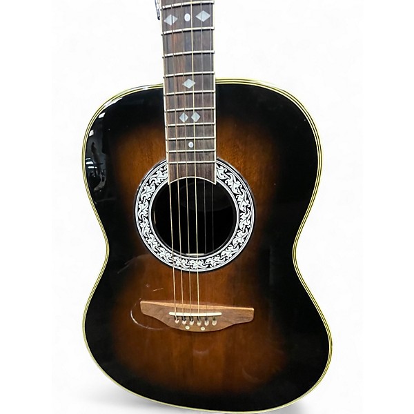 Used Ovation CC67 CELEBRITY Tobacco Burst Acoustic Electric Guitar