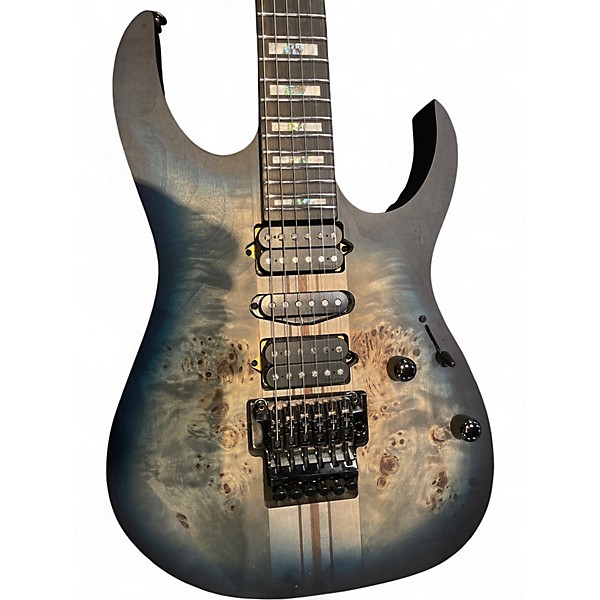 Used Ibanez RGT1270PB COSMIC BLUE BURST Solid Body Electric Guitar