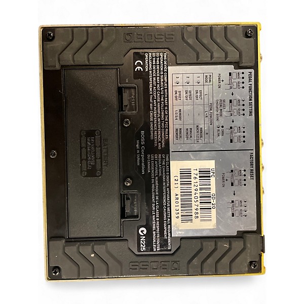 Used BOSS OD20 Overdrive Distortion Effect Pedal