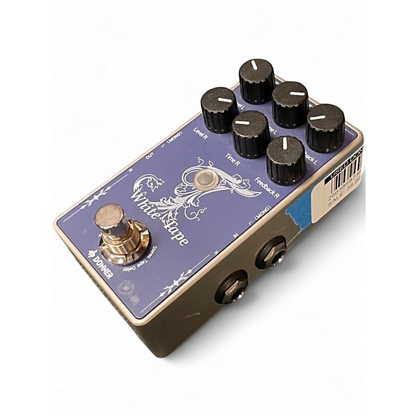 Used Donner White Tape Effect Pedal