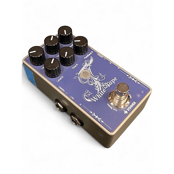 Used Donner White Tape Effect Pedal