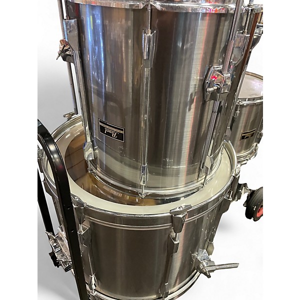 Used Pearl 4 Piece Export CHROME Drum Kit