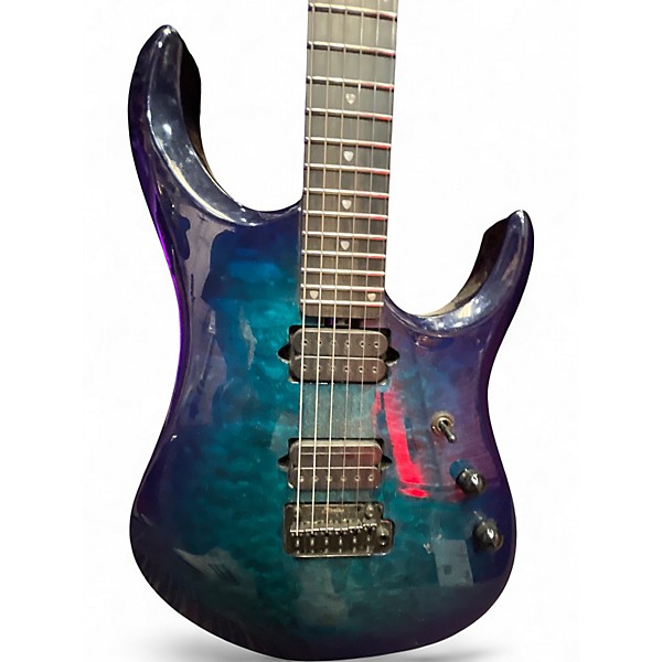 Used Sterling by Music Man JP150D John Petrucci Cerulean Paradise Solid Body Electric Guitar