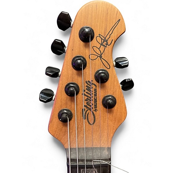 Used Sterling by Music Man JP150D John Petrucci Cerulean Paradise Solid Body Electric Guitar