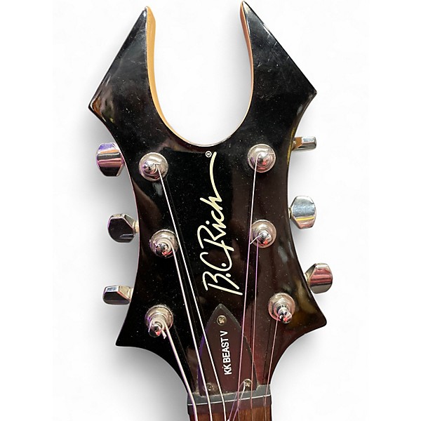 Used B.C. Rich KK BEAST V Black Solid Body Electric Guitar