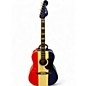 Used Fender Buck Owens Signature Kingman Red White and Blue Acoustic Electric Guitar thumbnail