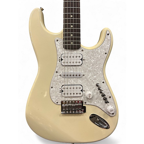 Used Fender Partscaster White Solid Body Electric Guitar