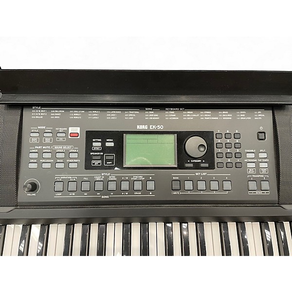 Used KORG EK-50 Arranger Keyboard