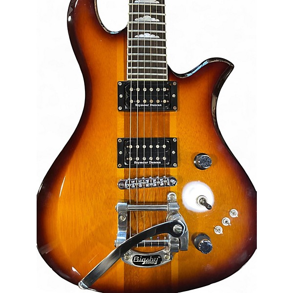 Used B.C. Rich Neil Giraldo Signature Eagle 3 Tone Sunburst Solid Body Electric Guitar