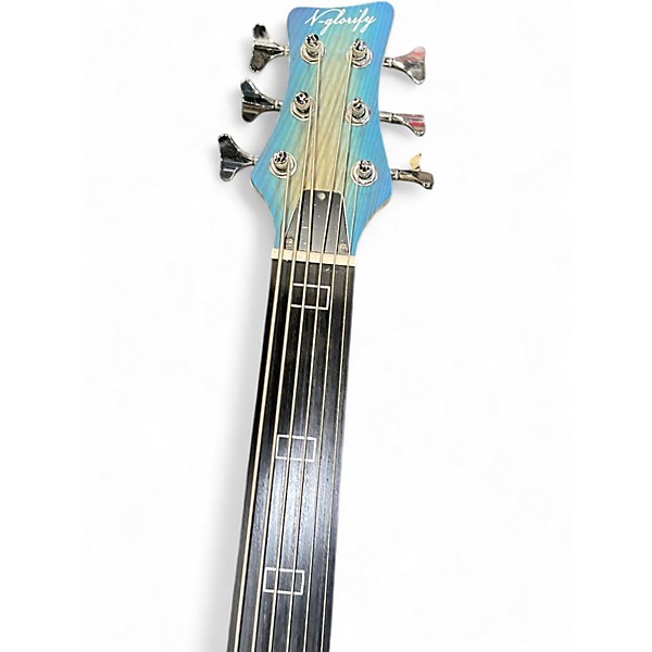 Used N-glorify FRETLESS BASS 2 Color Sunburst Electric Bass Guitar